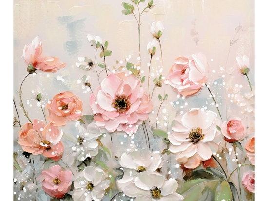 ΠΙΝΑΚΑΣ ΣΕ ΚΑΜΒΑ ROZY I INART 80X3X80ΕΚ