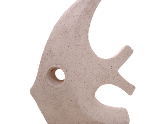 ΕΠΙΤΡΑΠΕΖΙΟ ΔΙΑΚΟΣΜΗΤΙΚΟ ΨΑΡΙ LAKOL INART ΛΕΥΚΟ TERRACOTTA 25X7X33ΕΚ