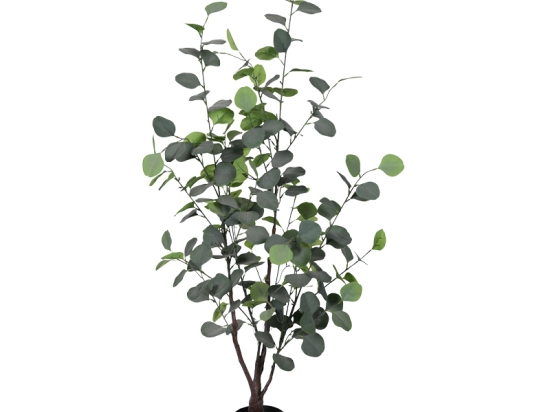 ΔΙΑΚΟΣΜΗΤΙΚΟ ΦΥΤΟ EUCALYPTUS ΣΕ ΓΛΑΣΤΡΑ INART ΠΡΑΣΙΝΟ PP Υ120ΕΚ