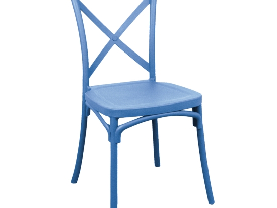 ΚΑΡΕΚΛΑ CROSSIE PAKOWORLD PP ΣΕ ΑΠΟΧΡΩΣΗ ΜΠΛΕ 38X46.5X82ΕΚ
