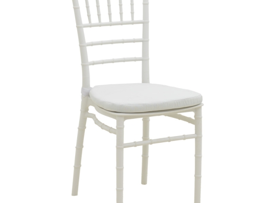 ΚΑΡΕΚΛΑ TIFFANY PAKOWORLD ΜΕ ΜΑΞΙΛΑΡΙ PP ΣΕ ΛΕΥΚΗ ΑΠΟΧΡΩΣΗ 40X40X88ΕΚ
