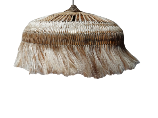 ΦΩΤΙΣΤΙΚΟ ΟΡΟΦΗΣ GARRIE INART ABACA ΣΕ ΦΥΣΙΚΟ ΧΡΩΜΑ Φ80X50ΕΚ