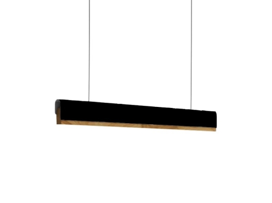 ΦΩΤΙΣΤΙΚΟ ΟΡΟΦΗΣ RAFMOLE PAKOWORLD LED ΜΑΥΡΟ ΜΕΤΑΛΛΟ-ΞΥΛΟ 120X7.5ΕΚ