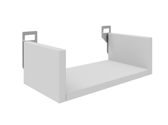 ΡΑΦΙΕΡΑ ΤΟΙΧΟΥ DERVA PAKOWORLD ΣΕ ΛΕΥΚΗ ΑΠΟΧΡΩΣΗ 30X15X10CM