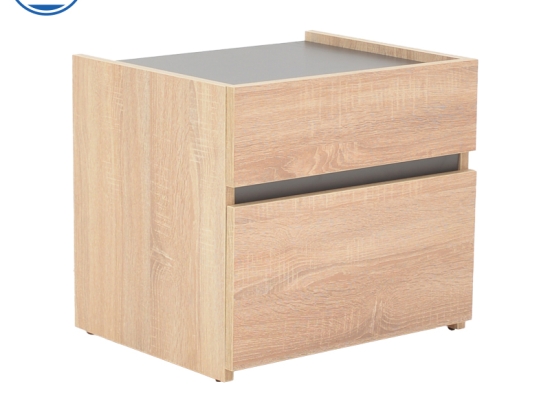 ΚΟΜΟΔΙΝΟ COMCIE PAKOWORLD ΣΕ ΦΥΣΙΚΟ ΜΕ ΓΚΡΙ ΑΠΟΧΡΩΣΗ 50X42X45.5ΕΚ