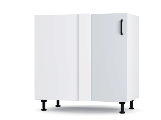 MODEST ΚΑΤΩ ΓΩΝΙΑΚΟ ΝΤΟΥΛΑΠΙ ΓΚΡΙ 80X48X82 ΕΚ