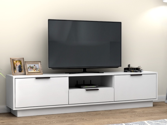 ΕΠΙΠΛΟ ΤΗΛΕΟΡΑΣΗΣ MENSA MEGAPAP ΧΡΩΜΑ ΛΕΥΚΟ 180X35X43CM.