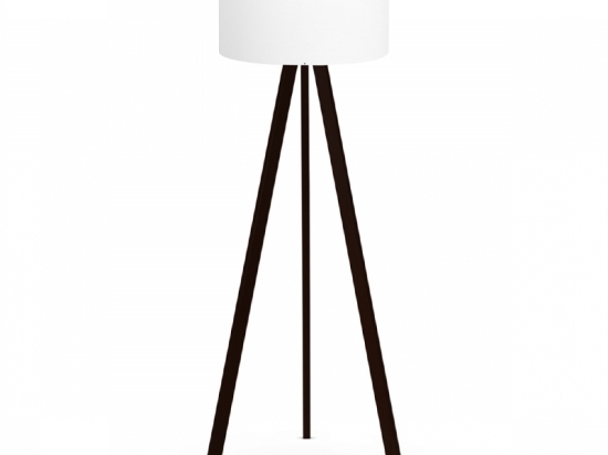 ΦΩΤΙΣΤΙΚΟ ΔΑΠΕΔΟΥ ROSLING MEGAPAP MDF/ΥΦΑΣΜΑ PVC ΧΡΩΜΑ ΜΑΥΡΟ - ΛΕΥΚΟ 38X38X140ΕΚ.