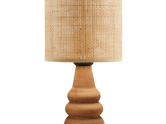 ΦΩΤΙΣΤΙΚΟ ΕΠΙΤΡΑΠΕΖΙΟ TINO MEGAPAP E27 PE RATTAN - ΞΥΛΟ ΧΡΩΜΑ ΦΥΣΙΚΟ Ø15X32ΕΚ.