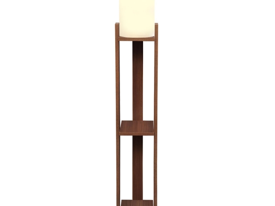 ΦΩΤΙΣΤΙΚΟ ΔΑΠΕΔΟΥ VERMA I MEGAPAP E27 MDF/ΥΦΑΣΜΑ PVC ΧΡΩΜΑ ΚΑΡΥΔΙ - ΚΡΕΜ 18,5X18,5X142ΕΚ.