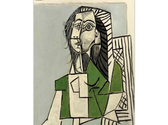 ΠΙΝΑΚΑΣ ΣΕ ΚΑΜΒΑ "SEATED WOMAN" MEGAPAP ΨΗΦΙΑΚΗΣ ΕΚΤΥΠΩΣΗΣ 60X90X3ΕΚ.