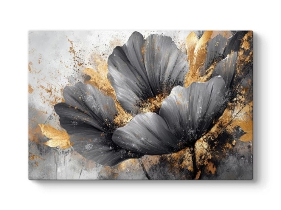 ΠΙΝΑΚΑΣ ΣΕ ΚΑΜΒΑ "FLOWERS WHISPERING IN THE NIGHT" MEGAPAP ΨΗΦΙΑΚΗΣ ΕΚΤΥΠΩΣΗΣ 140X100X3ΕΚ.