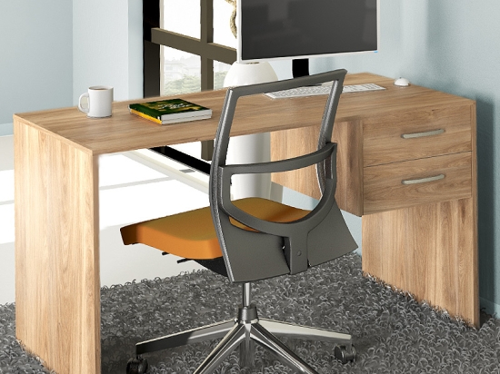 ΓΡΑΦΕΙΟ FELMAN MEGAPAP ΧΡΩΜΑ HONEY OAK 120X60X75ΕΚ.