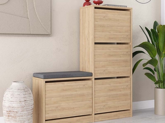 ΠΑΠΟΥΤΣΟΘΗΚΗ DUDE MEGAPAP ΧΡΩΜΑ ΦΥΣΙΚΟ ΟΞΙΑΣ 104,8X26X118,5ΕΚ.