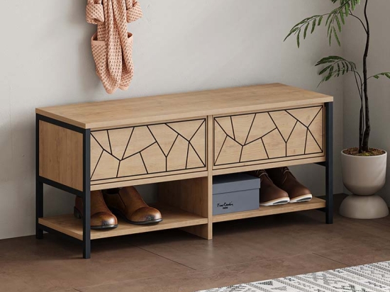ΠΑΠΟΥΤΣΟΘΗΚΗ INOLA MEGAPAP ΧΡΩΜΑ SAPPHIRE OAK 105X37X47ΕΚ.