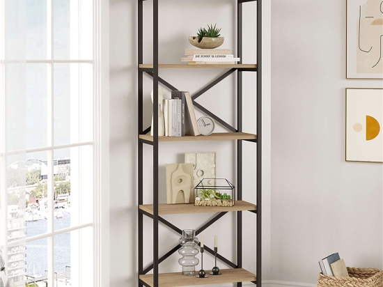 ΒΙΒΛΙΟΘΗΚΗ DUSAN MEGAPAP ΧΡΩΜΑ SEPET OAK 58X30X175ΕΚ.