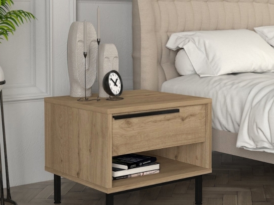 ΚΟΜΟΔΙΝΟ SUZY MEGAPAP ΧΡΩΜΑ SEPET OAK 50X45X41,6ΕΚ.