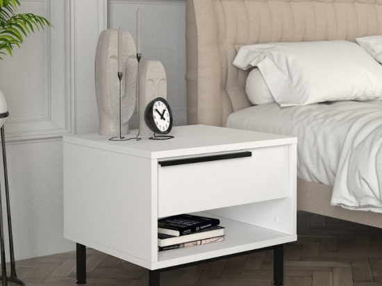 ΚΟΜΟΔΙΝΟ SUZY MEGAPAP ΧΡΩΜΑ ΛΕΥΚΟ 50X45X41,6ΕΚ.