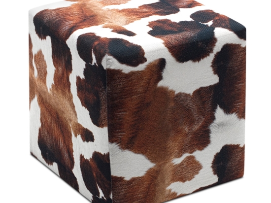 ΣΚΑΜΠΩ MILKY MEGAPAP ΥΦΑΣΜΑΤΙΝΟ ΧΡΩΜΑ ΚΑΦΕ - ΛΕΥΚΟ 40X40X40ΕΚ.