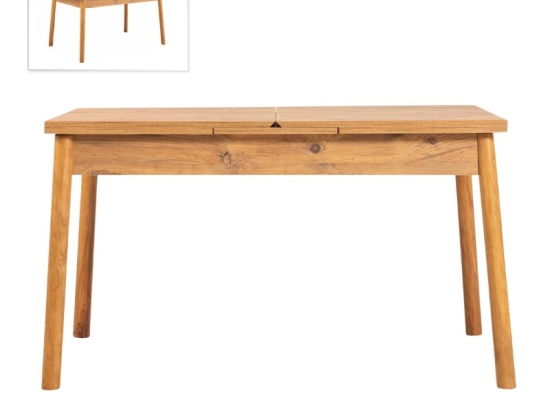 ΤΡΑΠΕΖΙ JEMMY MEGAPAP ΕΠΕΚΤΕΙΝΟΜΕΝΟ ΧΡΩΜΑ ATLANTIC PINE 120/153X75X77ΕΚ.