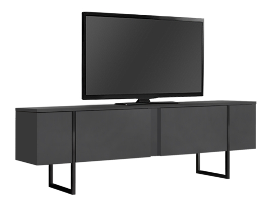 ΕΠΙΠΛΟ ΤΗΛΕΟΡΑΣΗΣ LUXE MEGAPAP ΧΡΩΜΑ ΑΝΘΡΑΚΙ 180X30X50ΕΚ.