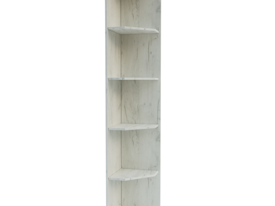 ΒΙΒΛΙΟΘΗΚΗ MILEN 33X33X185.2CM ΛΕΥΚΗ