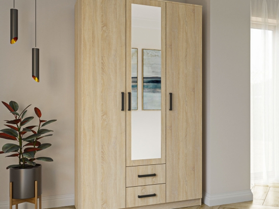 ΝΤΟΥΛΑΠΑ ΤΡΙΦΥΛΛΗ SIMPLE 3D2D ΣΟΝΟΜΑ 120X52X205CM