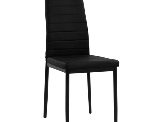 ΚΑΡΕΚΛΑ ΜΕΤΑΛΛΙΚΗ LADY HM0037.12 ΜΑΥΡΟ PU ΜΕΤΑΛΛΙΚΟ ΣΚΕΛΕΤΟ K/D 40x48x95 εκ.