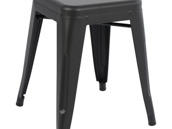 ΣΚΑΜΠΟ ΜΕΤΑΛΛΙΚΟ MELITA HM0096.42 ΣΕ ΜΑΥΡΟ ΜΑΤ ΧΡΩΜΑ 37x37x45Υεκ.