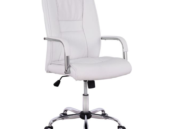 ΚΑΡΕΚΛΑ ΓΡΑΦΕΙΟΥ ANGEE HM1106.02 ΣΕ ΧΡΩΜΑ ΛΕΥΚΟ 58,5x70x120 cm