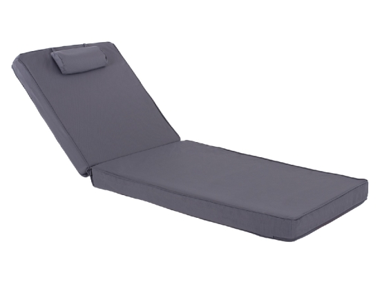 ΜΑΞΙΛΑΡΙ ΞΑΠΛΩΣΤΡΑΣ TEXTILENE 600gr/m2 SIFNOS ΓΚΡΙ HM11237.30T 194x70x11Yεκ.