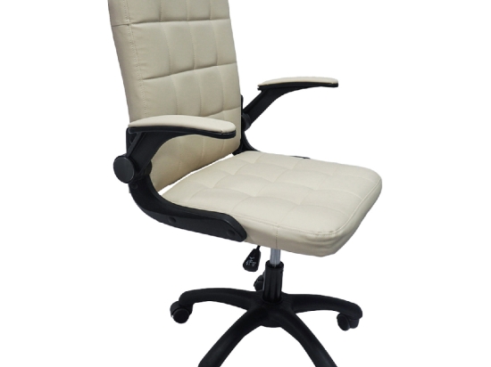 ΚΑΡΕΚΛΑ ΓΡΑΦΕΙΟΥ PORTIMA HM1197.04 ΜΠΕΖ PVC-ΜΑΥΡΟΣ NYLON ΣΚΕΛΕΤΟΣ & ΒΑΣΗ 69x53x98Υεκ