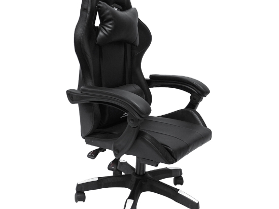 ΠΟΛΥΘΡΟΝΑ GAMING DARREN HM1203.04 ΜΑΥΡΟ-ΛΕΥΚΟ PVC & NYLON 58.5x100x120Υεκ.