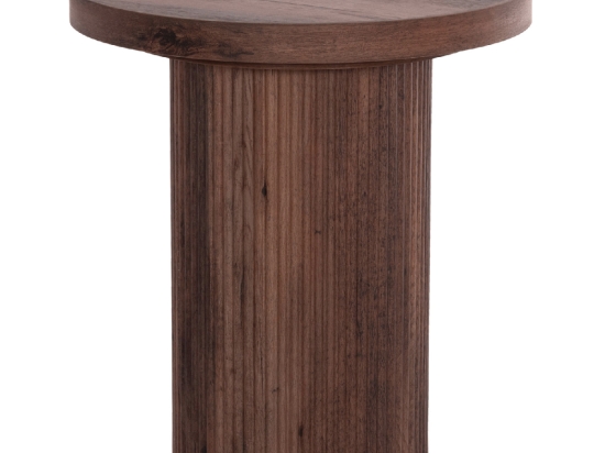 ΒΟΗΘΗΤΙΚΟ ΤΡΑΠΕΖΙ MARGON HM18027 MDF ΣΕ ΣΚΟΥΡΟ ΚΑΦΕ ΞΥΛΟΥ Φ45x50,5Υεκ.