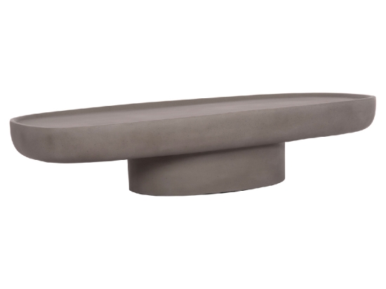 ΤΡΑΠΕΖΙ ΣΑΛΟΝΙΟΥ DESSY HM18153.03 FIBER CEMENT ΣΕ ΓΚΡΙ--151x66x30Υεκ.