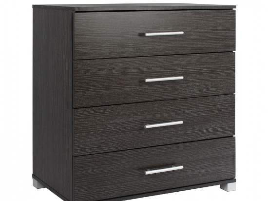ΣΥΡΤΑΡΙΕΡΑ ΜΕΛΑΜΙΝΗΣ BRIANA HM2204.01 ME 4 ΣΥΡΤΑΡΙΑ ZEBRANO 75x40x83Υ εκ.