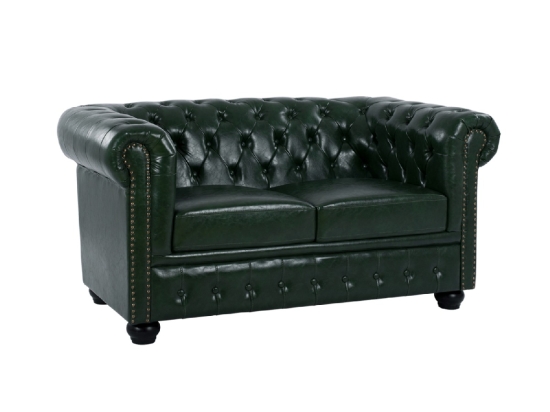 ΚΑΝΑΠΕΣ 2ΘΕΣΙΟΣ T.CHESTERFIELD HM3010.08 ΤΕΧΝΟΔΕΡΜΑ ΚΥΠΑΡΙΣΣΙ 150x90x72 εκ.