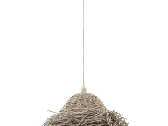 ΦΩΤΙΣΤΙΚΟ ΟΡΟΦΗΣ ΚΡΕΜΑΣΤΟ HM4349 SEAGRASS ΣΕ WHITEWASH ΧΡΩΜΑ Φ50x25-135Υεκ.