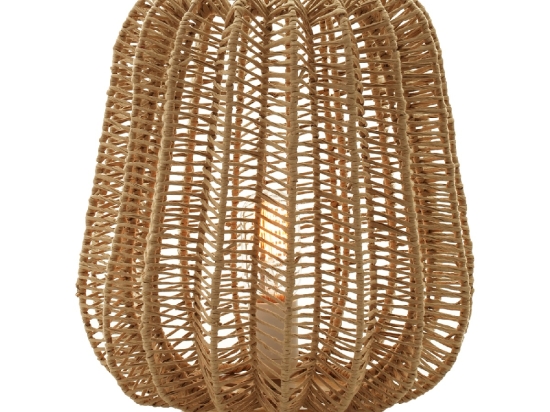 ΕΠΙΤΡΑΠΕΖΙΟ ΦΩΤΙΣΤΙΚΟ HM4350 ΜΕΤΑΛΛΟ ΜΕ PAPER ROPE ΣΕ ΦΥΣΙΚΟ Φ29Χ34Υεκ.