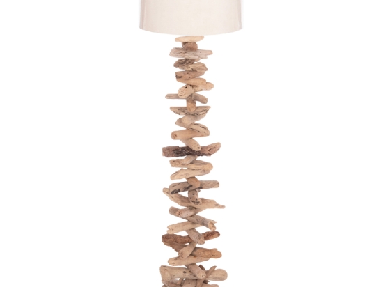 ΔΙΑΚΟΣΜΗΤΙΚΟ ΦΩΤΙΣΤΙΚΟ ΔΑΠΕΔΟΥ ALTAR HM4430 DRIFTWOOD--ΛΕΥΚΟ PVC Φ45x155Υεκ.