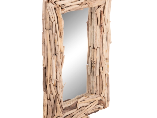 ΚΑΘΡΕΠΤΗΣ ΤΟΙΧΟΥ TWIGS HM4440 DRIFTWOOD ΣΕ ΦΥΣΙΚΟ ΧΡΩΜΑ 62x10x82Υεκ.