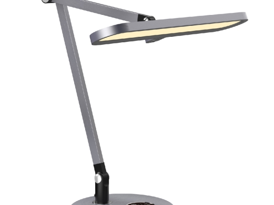ΦΩΤΙΣΤΙΚΟ ΓΡΑΦΕΙΟΥ LED BLAIN PRO HM4446.07 ΓΚΡΙ ΒΑΣΗ ABS-ΓΚΡΙ ΑΛΟΥΜΙΝΙΟ 57,5x53Υεκ.