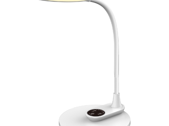 ΦΩΤΙΣΤΙΚΟ ΓΡΑΦΕΙΟΥ LED BLAIN HM4459.01 ΛΕΥΚΟ ABS & ΣΙΛΙΚΟΝΗ 17x26,6x34,5Υ εκ.