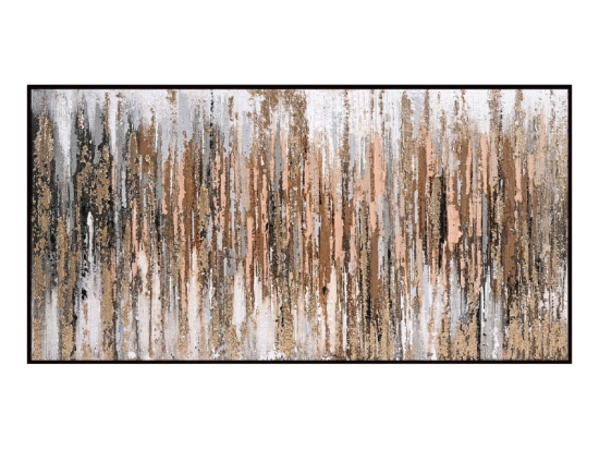 ΠΙΝΑΚΑΣ ΤΟΙΧΟΥ SEDIMENT HM4574.01 ΜΕ ΚΟΡΝΙΖΑ ΜΑΥΡΗ-ΚΑΜΒΑΣ 142x4.5x72Υεκ