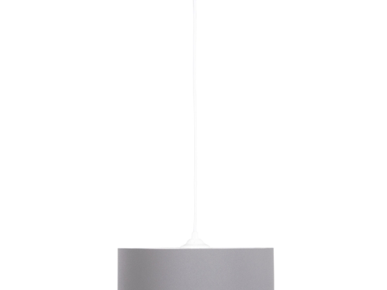 ΦΩΤΙΣΤΙΚΟ ΟΡΟΦΗΣ ΚΥΛΙΝΔΡΙΚΟ KRIKS HM4706.01 PVC ΣΕ ΛΕΥΚΟ-ΓΚΡΙ Φ30x70Υεκ.