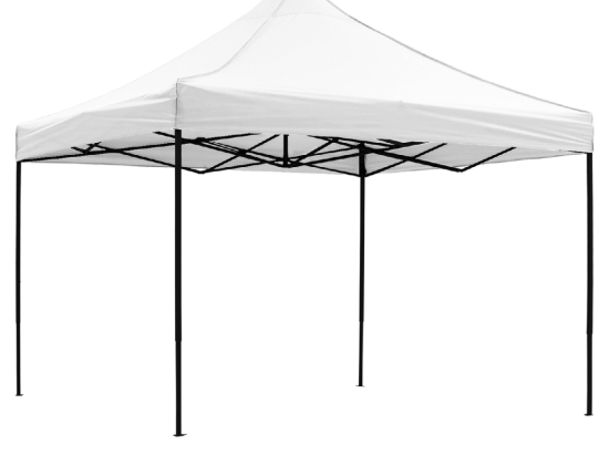ΚΙΟΣΚΙ/GAZEBO MATTHEW HM6310 ΠΤΥΣΣΟΜΕΝΟ-ΣΚΕΛΕΤΟΣ ΜΕΤΑΛ.ΜΑΥΡΟΣ-ΛΕΥΚΟ ΥΦΑΣΜΑ 3x3x3,10Yμ