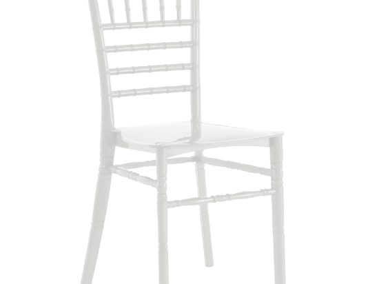 ΚΑΡΕΚΛΑ ΠΟΛΥΠΡΟΠΥΛΕΝΙΟΥ CATERING TIFFANY NEW HM8058.03 ΛΕΥΚΗ 41.2x49.7x89Υεκ.
