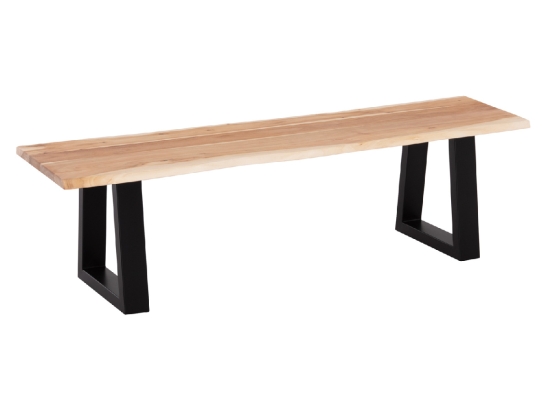 ΠΑΓΚΑΚΙ MONTANA SLIM HM8168.21 ΑΠΟ ΜΑΣΙΦ ΞΥΛΟ ΑΚΑΚΙΑΣ 160,5Χ46,5Χ45Υεκ.