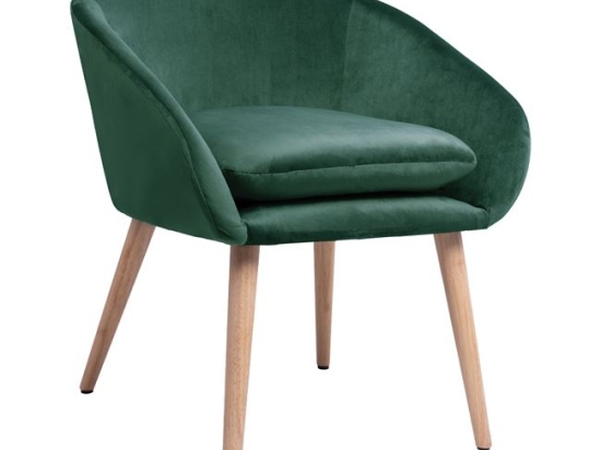 ΠΟΛΥΘΡΟΝΑ ELLIE HM8391.03 ΑΠΟ ΚΥΠΑΡΙΣΣΙ ΒΕΛΟΥΔΟ 60x63x70Υ εκ.