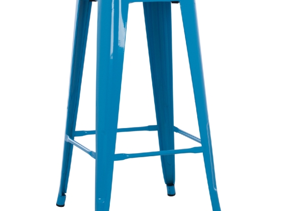 ΣΚΑΜΠΟ ΜΠΑΡ ΜΕΤΑΛΛΙΚΟ MELITA-PRO HM8642.48 ΣΕ ΜΠΛΕ 43x43x78Υεκ.